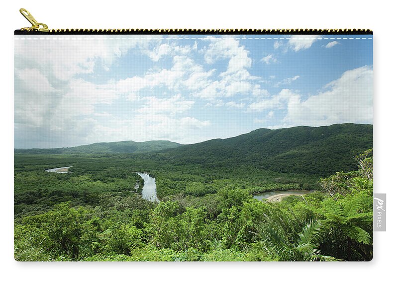 Mangrove Forest Zip Pouch featuring the photograph Japans Largest Mangrove Forest by Ippei Naoi