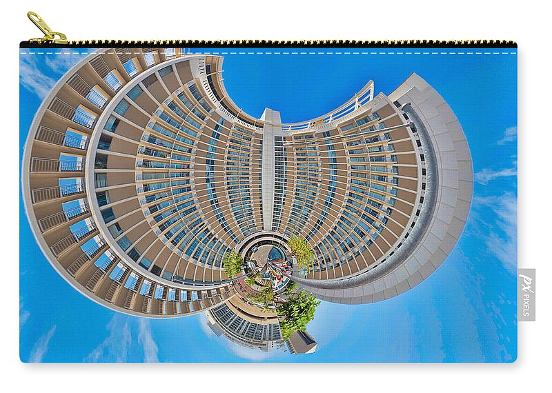 Hawaii Zip Pouch featuring the photograph Jetson style living now in Honolulu by Dan McManus