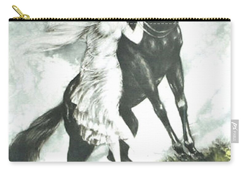Louis Icart Carry-all Pouch featuring the painting Jeunesse by Louis Icart