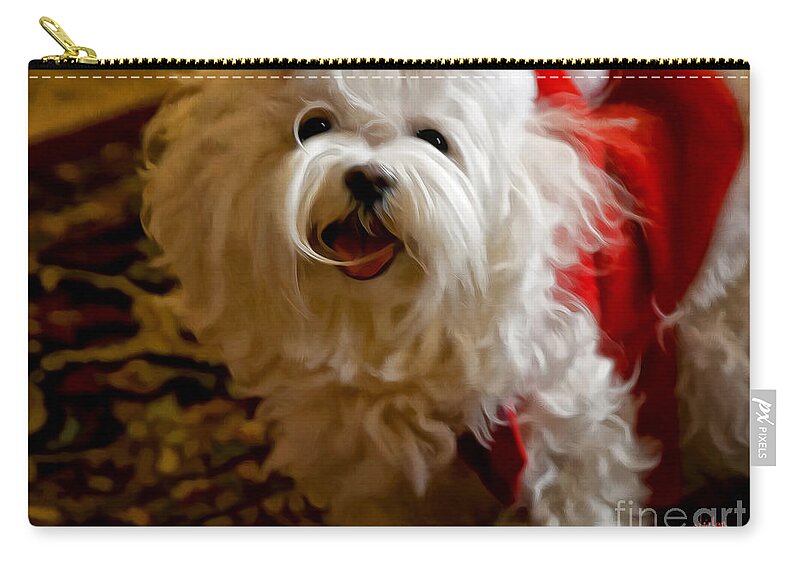 Christmas Zip Pouch featuring the photograph Joy To The World by Lois Bryan