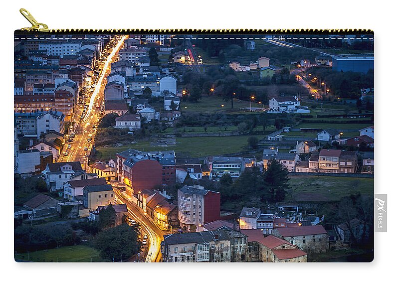 Ancos Zip Pouch featuring the photograph Jubia Mill in Naron Galicia Spain by Pablo Avanzini