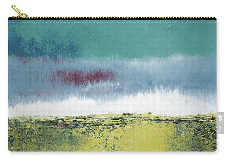 July Zip Pouch featuring the painting July Morning I by Lanie Loreth