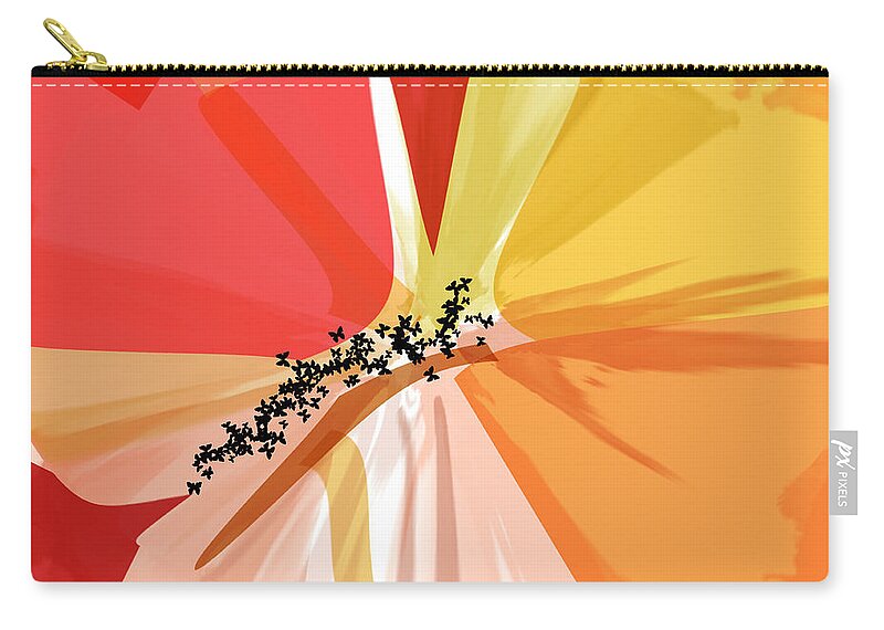 Digital Art Zip Pouch featuring the photograph Just a Phase by Diana Angstadt