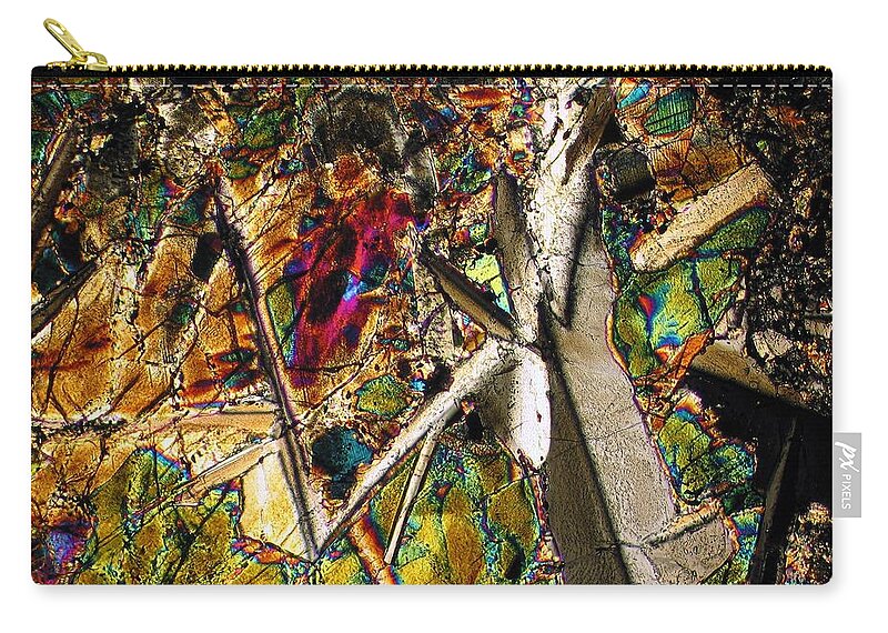 Meteorites Zip Pouch featuring the photograph Jungle Dusk by Hodges Jeffery