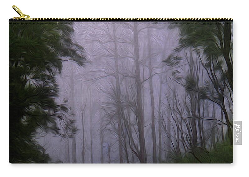 Knynsa Zip Pouch featuring the digital art Knysna Moon by Vincent Franco