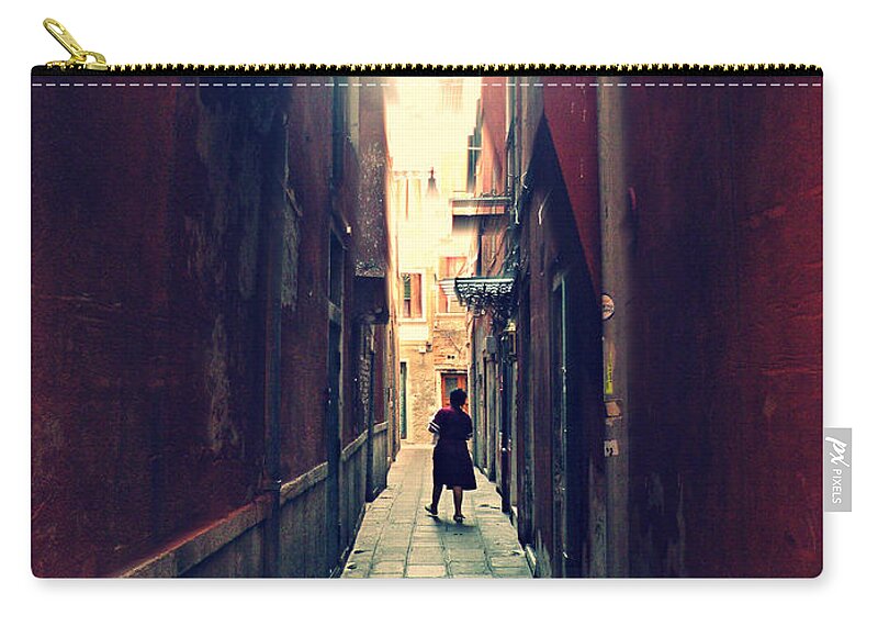 The Maid Zip Pouch featuring the photograph La Cameriera by Micki Findlay