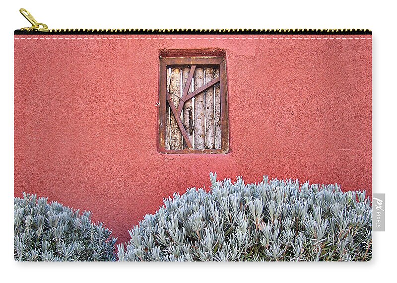 New Mexico Zip Pouch featuring the photograph La Pared - 2 by Nikolyn McDonald