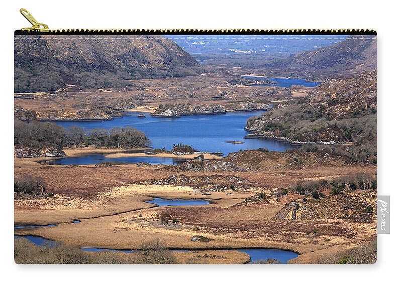 Ireland Zip Pouch featuring the photograph Ladies View Killarney National Park by Aidan Moran