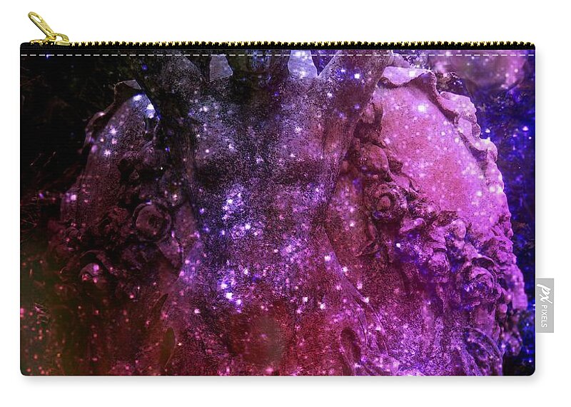 Star Carry-all Pouch featuring the digital art Lady Universe 2 by Lilia D