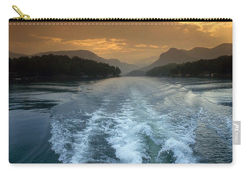 North Carolina Carry-all Pouch featuring the photograph Lake Lure, Nc by Bruce Roberts