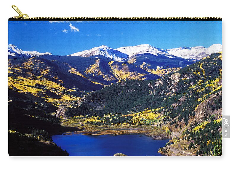 Alpine Zip Pouch featuring the photograph Lake San Cristobal, Colorado by Greg Ochocki