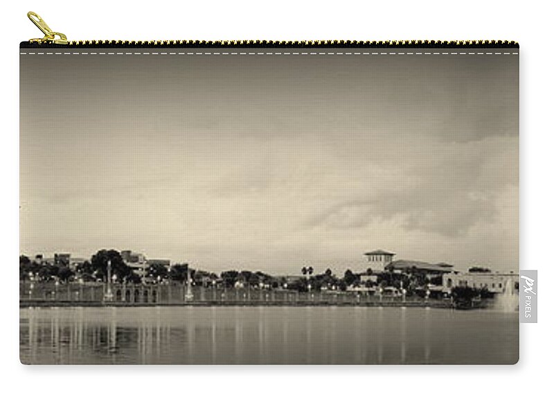 Lakeland Florida Zip Pouch featuring the photograph Lakeland by Laurie Perry