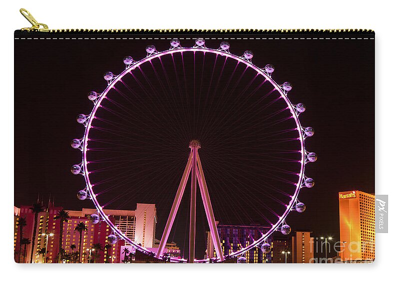 High Roller Zip Pouch featuring the photograph Las Vegas by Anthony Totah