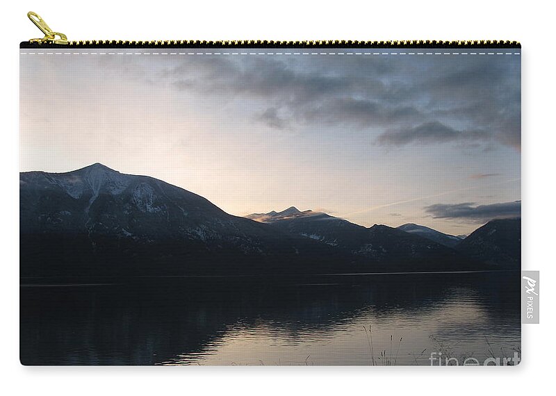 Mountains Zip Pouch featuring the photograph Last Rays by Leone Lund