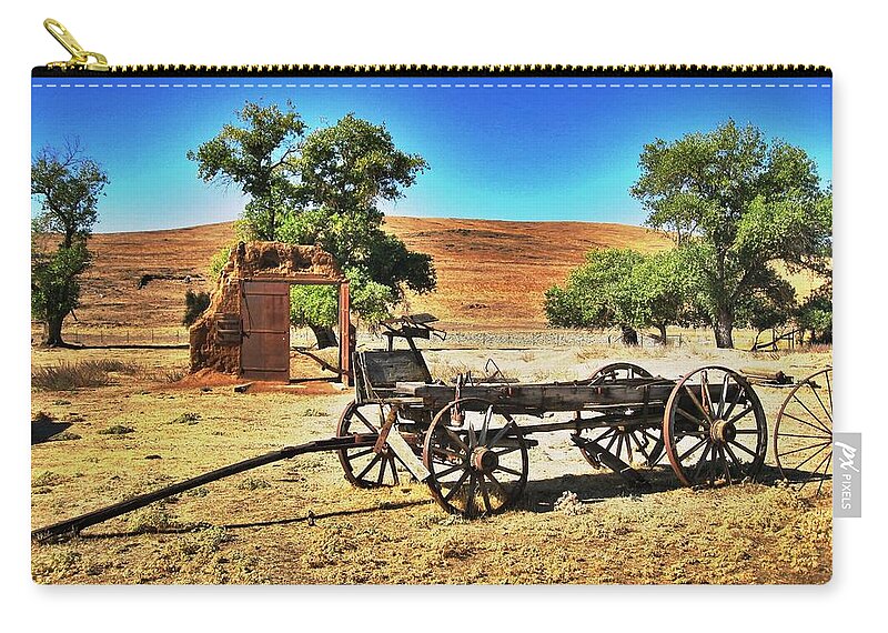 California Zip Pouch featuring the photograph Late for Market by Spencer Hughes
