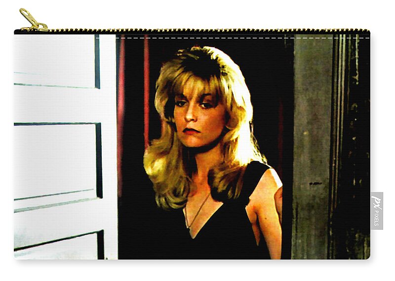 Laura Palmer Zip Pouch featuring the painting Laura's Dream by Ludzska
