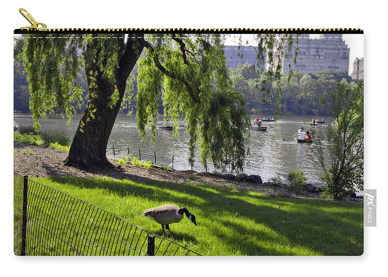 Park Zip Pouch featuring the photograph Lazy Saturday Afternoon by Madeline Ellis