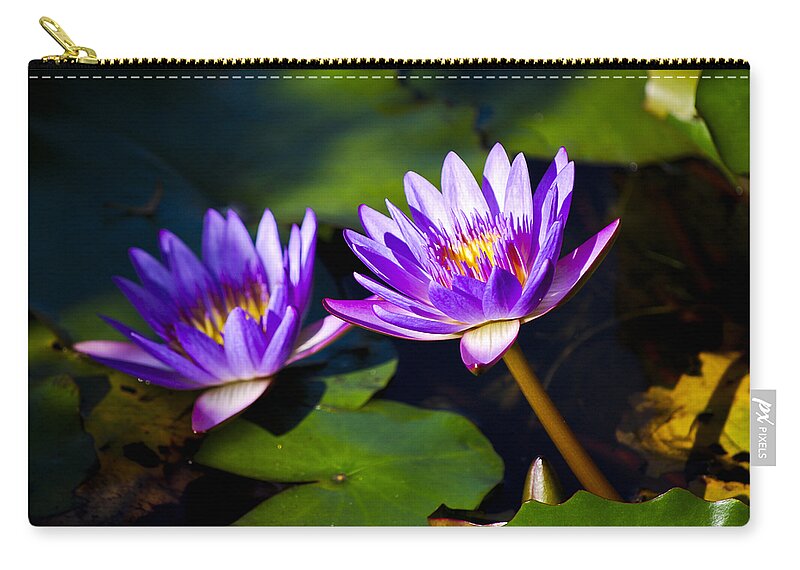 Bloom Zip Pouch featuring the photograph Leaning Lily by Christi Kraft