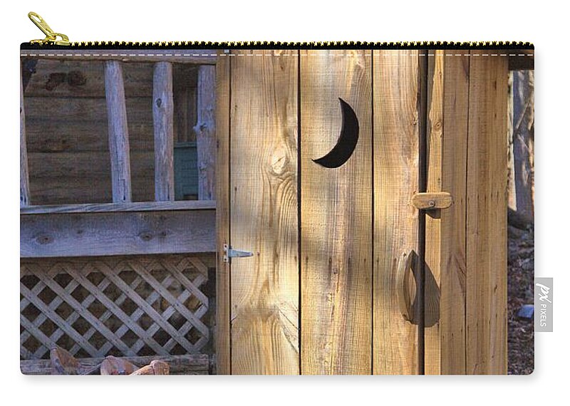 8146 Zip Pouch featuring the photograph Leave Your Boots Outside by Gordon Elwell