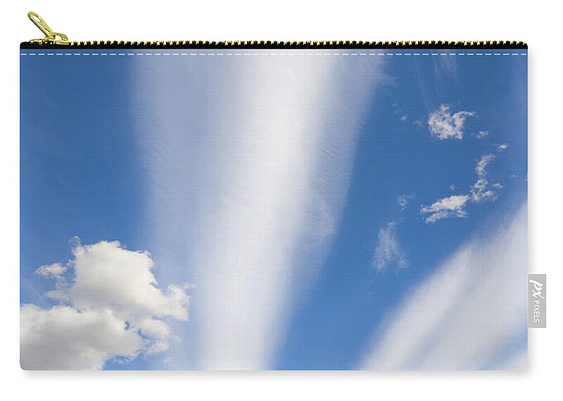 00346024 Carry-all Pouch featuring the photograph Lenticular And Cumulus Clouds Patagonia by Yva Momatiuk and John Eastcott