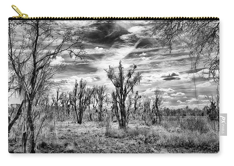 Nature Zip Pouch featuring the photograph Levy Lake by Howard Salmon