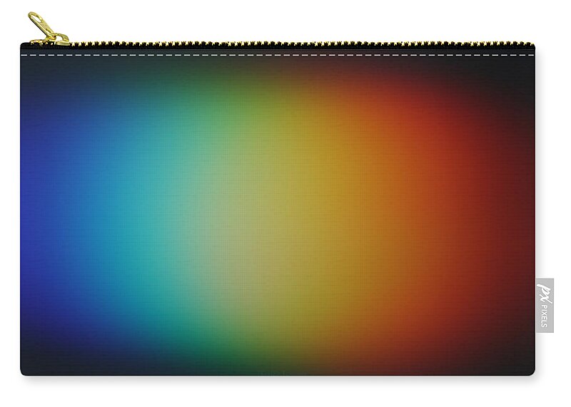 Prism Zip Pouch featuring the photograph Light Refracted - Rainbow Through Prism by Denise Beverly