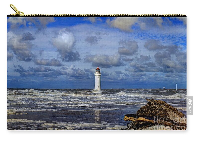 Lighthouse Zip Pouch featuring the photograph Lighthouse by Spikey Mouse Photography