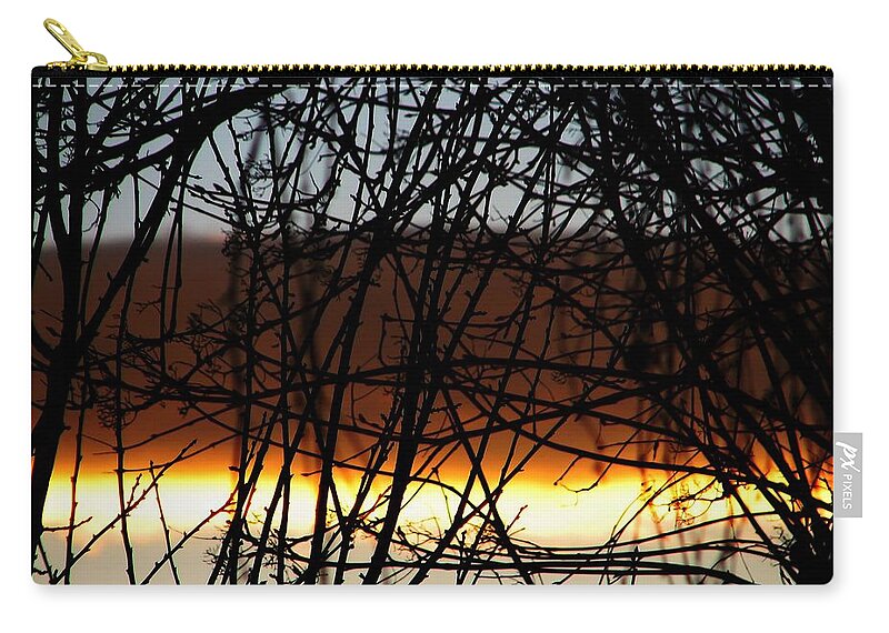 Trees Zip Pouch featuring the photograph Liquidity by Chris Dunn