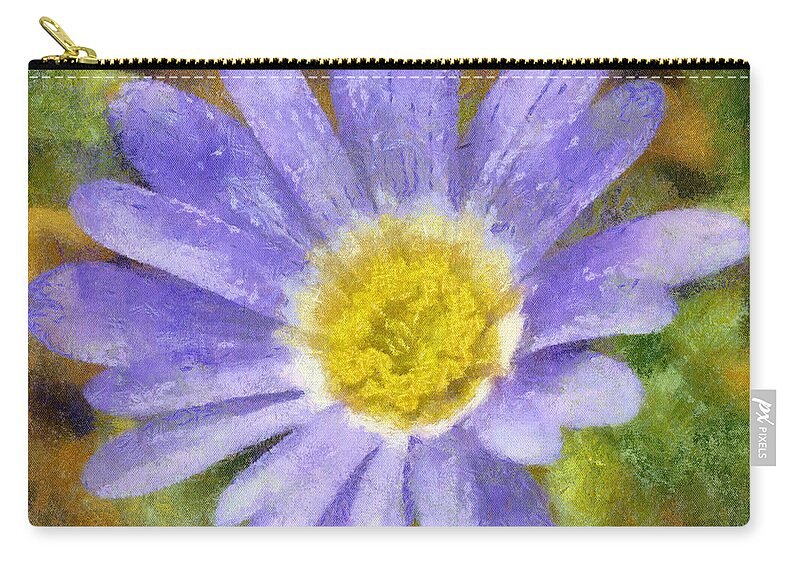 Flower Zip Pouch featuring the photograph Listen To The Whisper by Kerri Farley