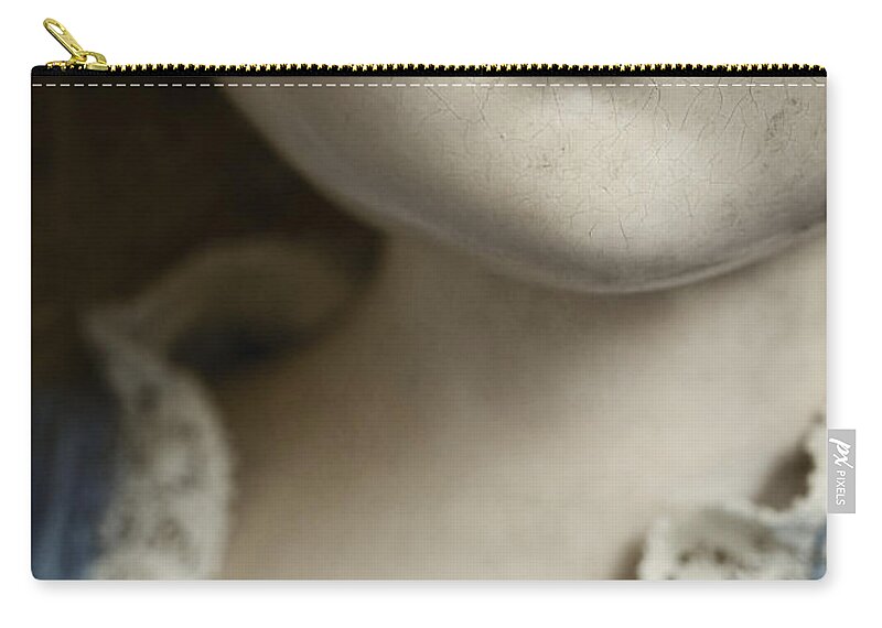 Doll Zip Pouch featuring the photograph Little Lady by Amy Weiss