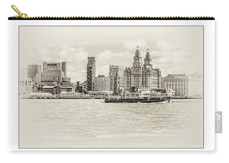 Liverpool Museum Carry-all Pouch featuring the photograph Liverpool Ferry by Spikey Mouse Photography
