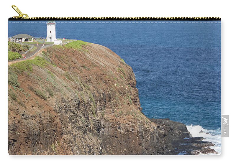 Kilauea Zip Pouch featuring the photograph Lone Sentry by Suzanne Luft