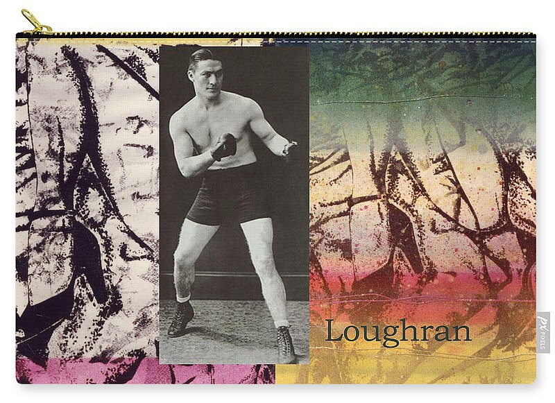 Boxers Zip Pouch featuring the photograph Love and War Loughran by Mary Ann Leitch