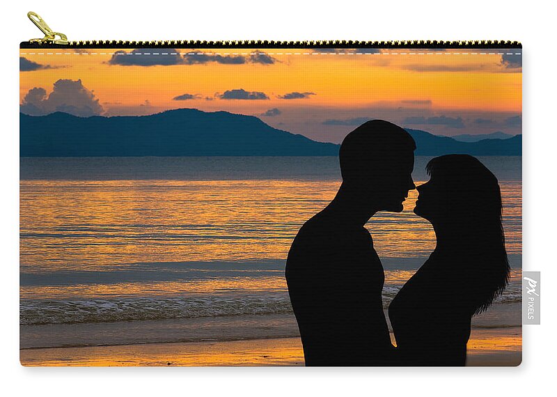 Adult Zip Pouch featuring the photograph Love couple by U Schade