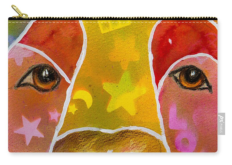Labrador Retriever Zip Pouch featuring the painting Love by Roger Wedegis