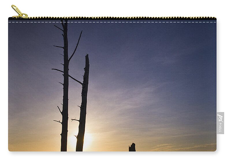 Florida Zip Pouch featuring the photograph Lovers Key Sunset by Bradley R Youngberg