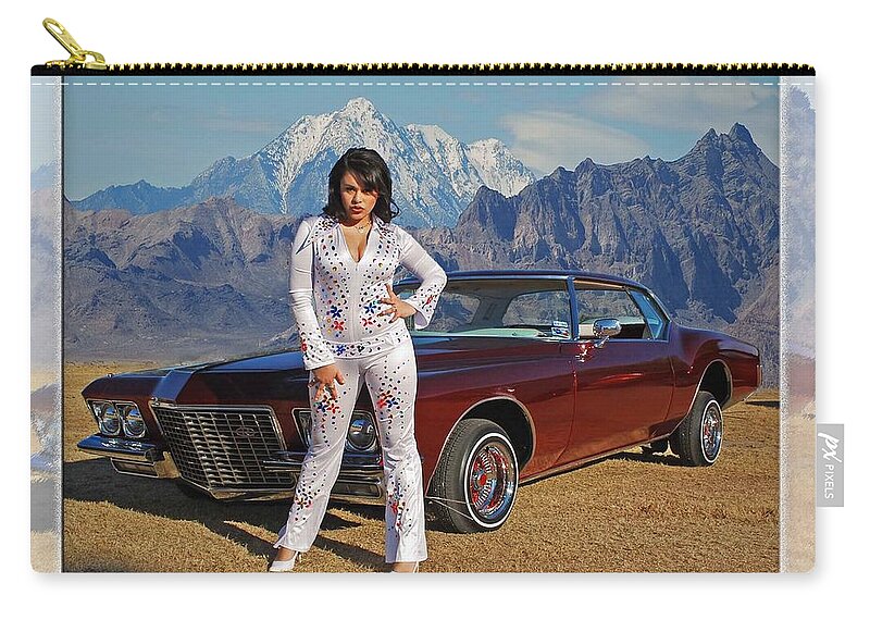 Lowrider Zip Pouch featuring the photograph Lowrider 10 a by Walter Herrit