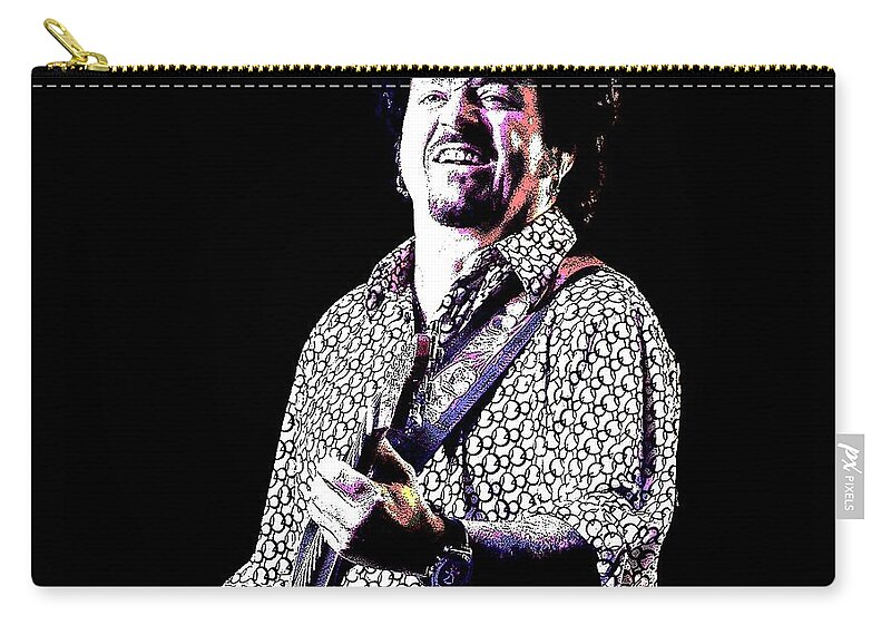 Lukather Zip Pouch featuring the drawing Luke by Deena Stoddard