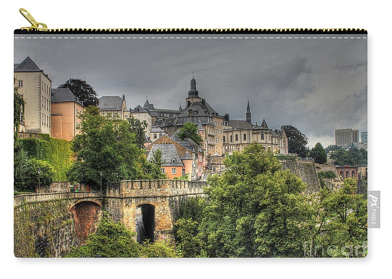 Luxembourg Zip Pouch featuring the photograph Luxembourg by Kadwell Enz