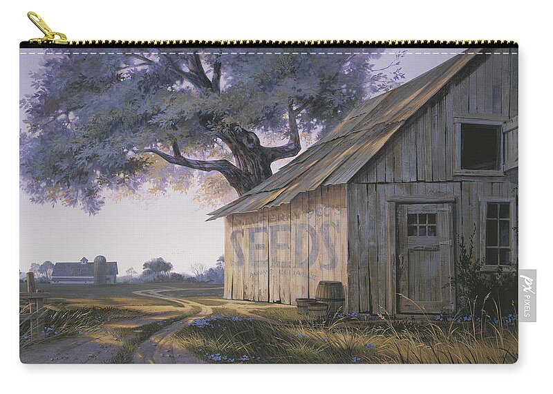 Michael Humphries Carry-all Pouch featuring the painting Magic Hour by Michael Humphries