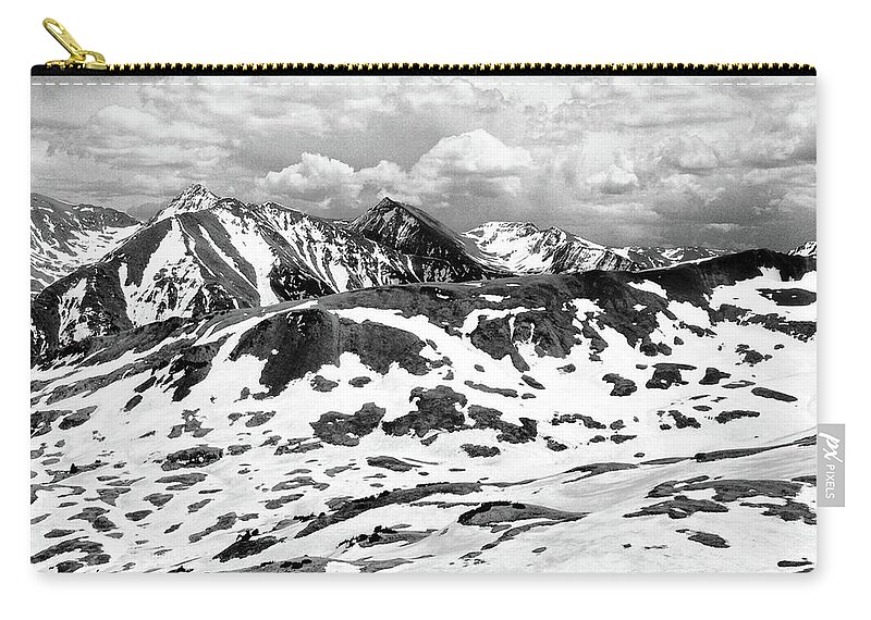 San Juan Mountains Zip Pouch featuring the photograph Majestic Rocky Mountain Landscape by Amygdala imagery