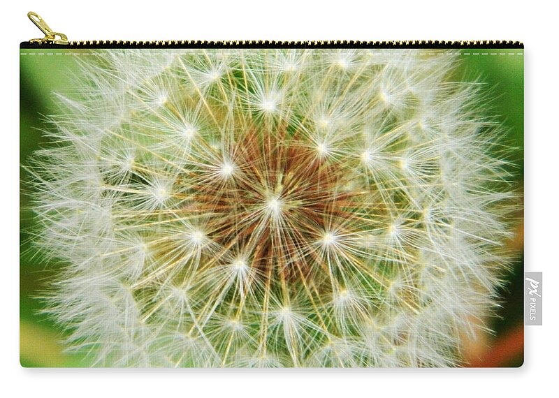 Dandelion Zip Pouch featuring the photograph Make a wish by Andrea Anderegg
