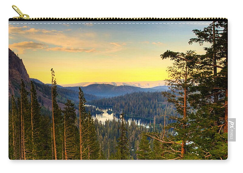 Mammoth Mountain Zip Pouch featuring the photograph Mammoth Mountain by Kelly Wade