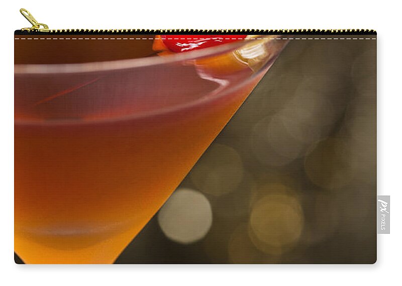 Alcohol Zip Pouch featuring the photograph Manhattan by U Schade