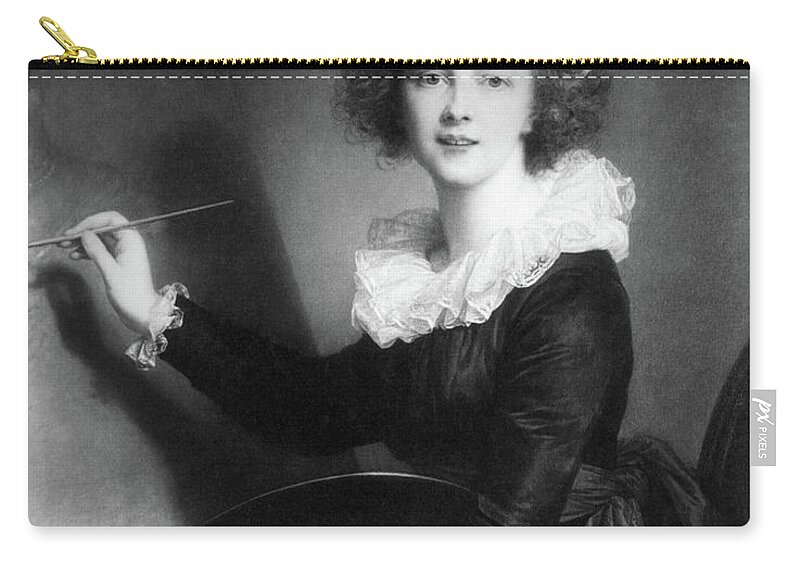 1790 Zip Pouch featuring the painting Marie Vigee-lebrun (1755-1842) by Granger