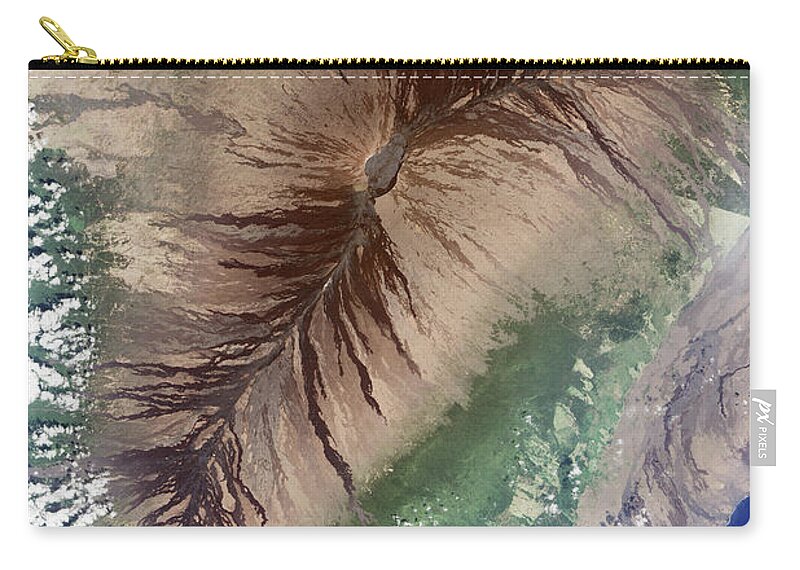 Mauna Loa Zip Pouch featuring the photograph Mauna Loa Volcano by Science Source