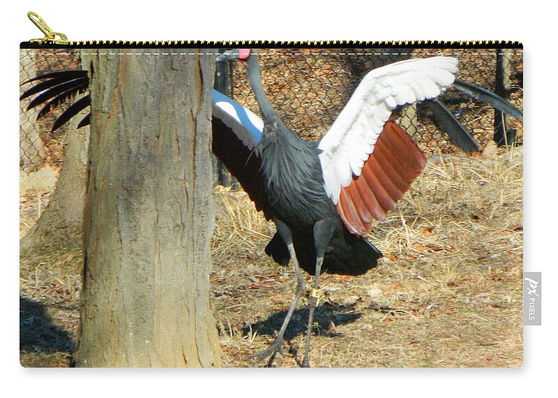 Birds Zip Pouch featuring the photograph May I Have This Dance? by Emmy Vickers