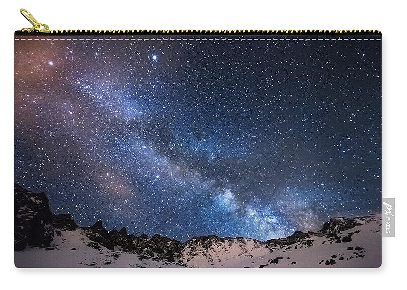 Colorado Carry-all Pouch featuring the photograph Mayflower Gulch Milky Way by Darren White