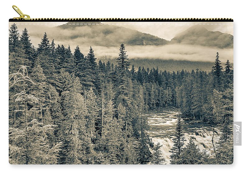 Glacier National Park Carry-all Pouch featuring the photograph McDonald Creek Horizontal by Adam Mateo Fierro