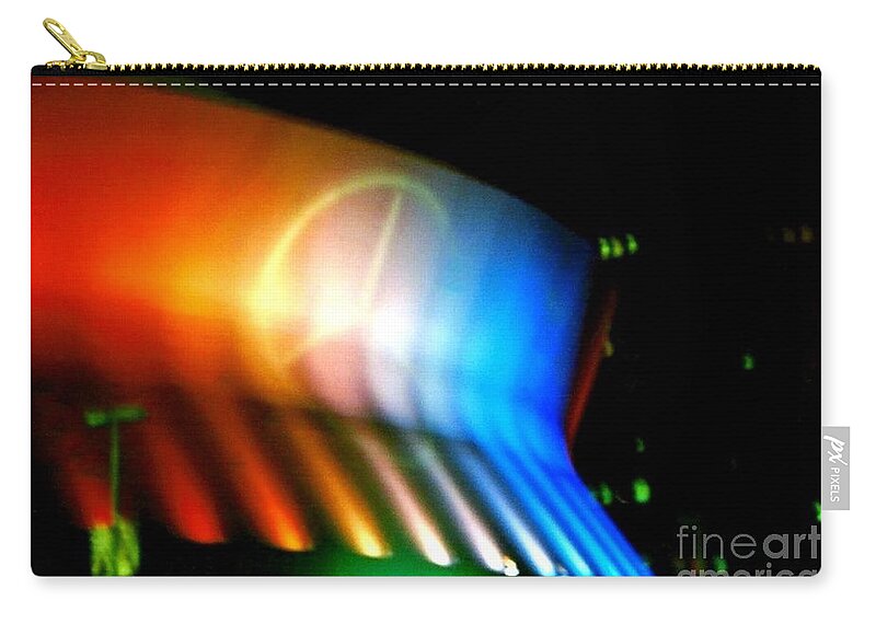 Nola Zip Pouch featuring the photograph Louisiana Superdome Mercedes Benz In New Orleans Louisiana by Michael Hoard